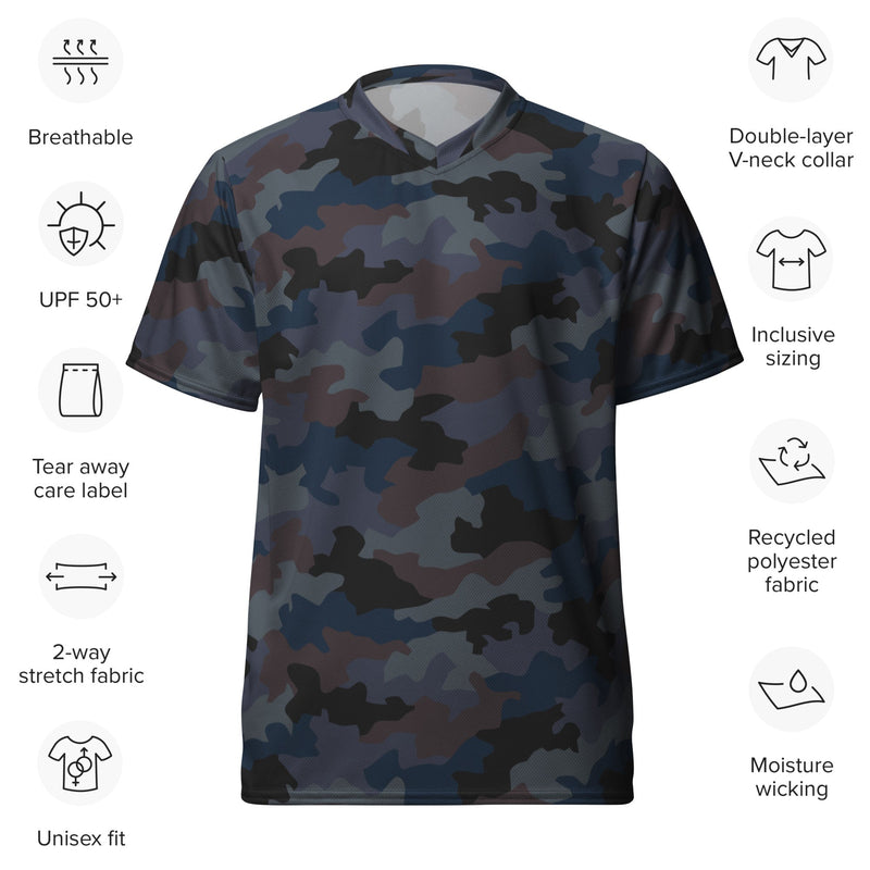 Oak Leaf Serbian Urban CAMO Unisex Sports Jersey