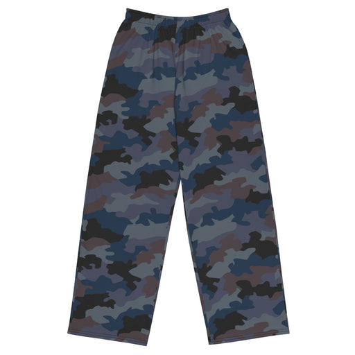 Oak Leaf Serbian Urban CAMO Unisex Wide-leg Pants - 2XS - Leisure