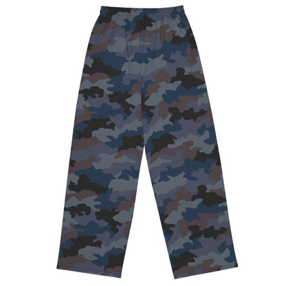 Serbian Oak Leaf Urban CAMO Unisex Wide-leg Pants - Wide-Leg Leisure