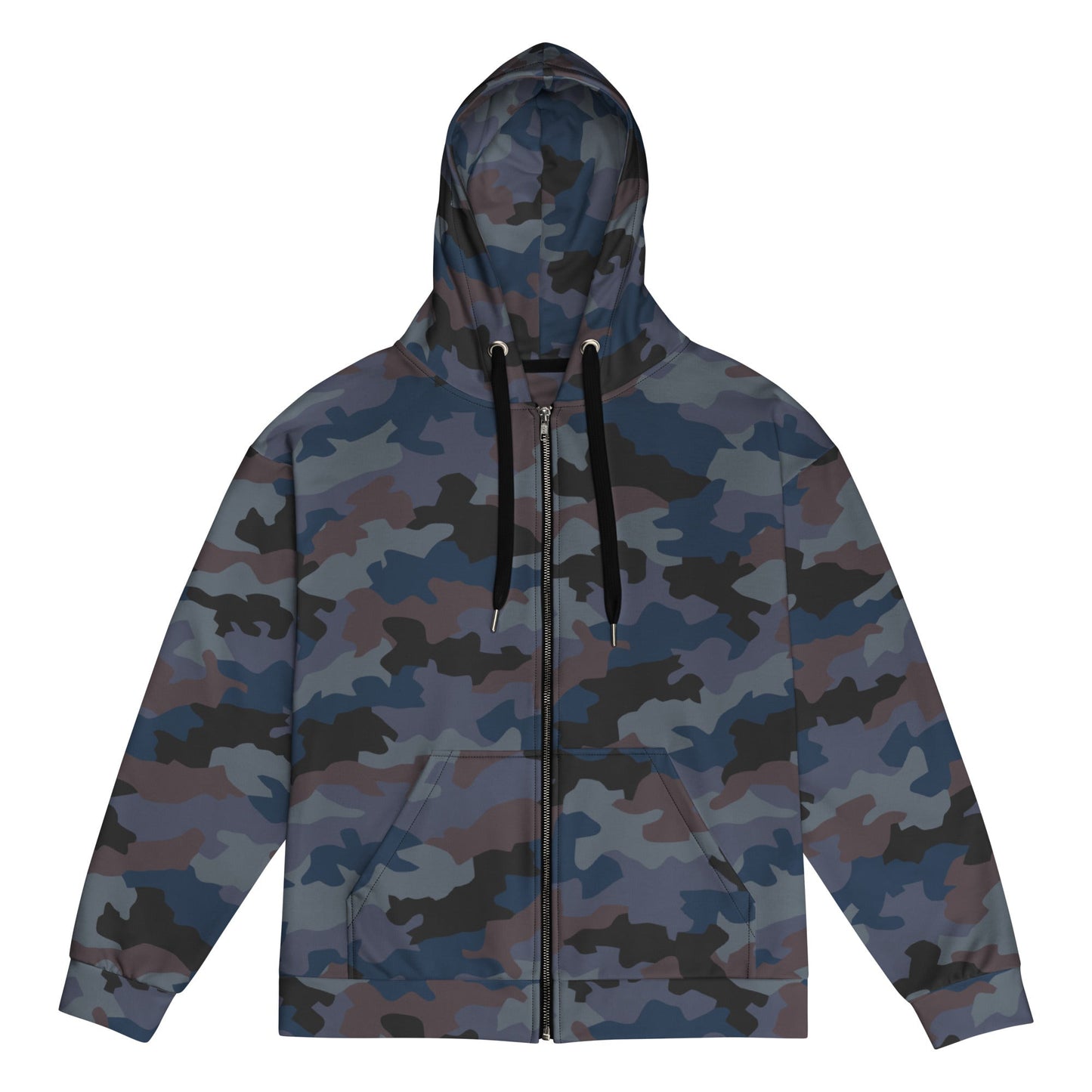 Serbian Oak Leaf Urban CAMO Unisex Zip Hoodie - 2XS