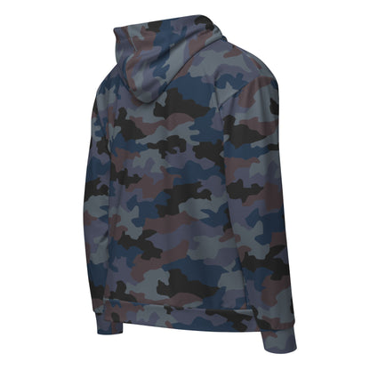 Serbian Oak Leaf Urban CAMO Unisex Zip Hoodie