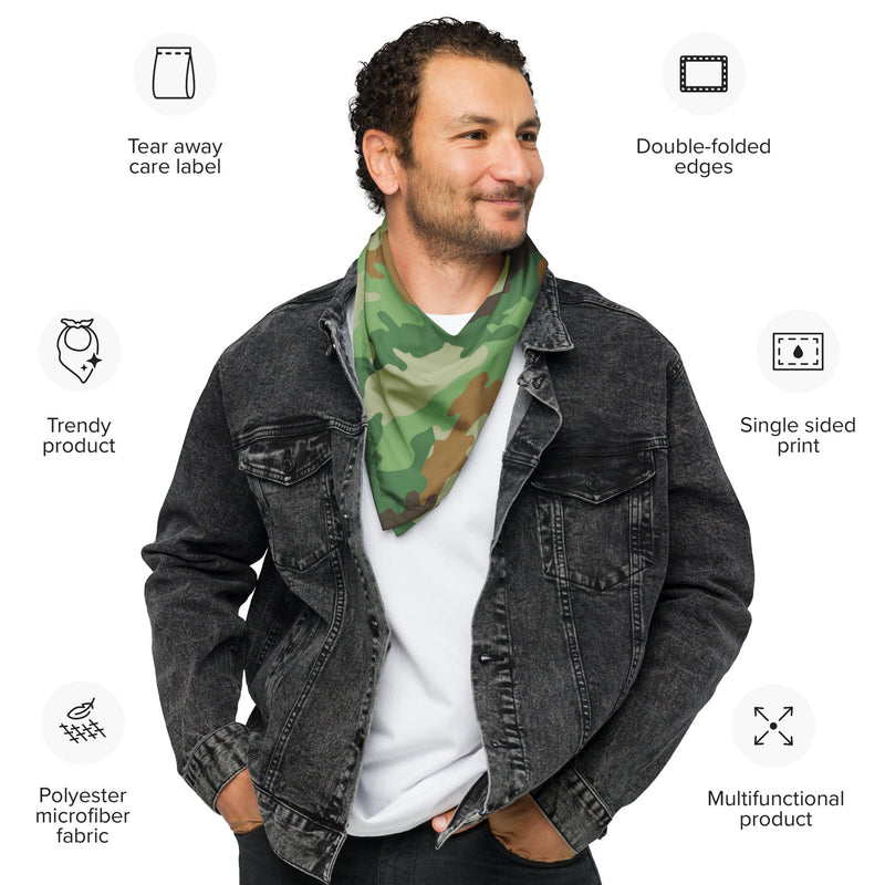 Oak Leaf Serbian Woodland CAMO Bandana - Head