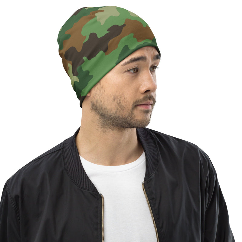 Oak Leaf Serbian Woodland CAMO Beanie - Head