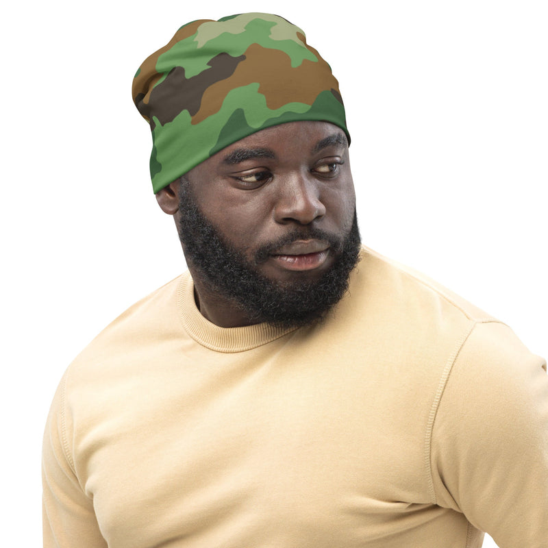 Oak Leaf Serbian Woodland CAMO Beanie - Head