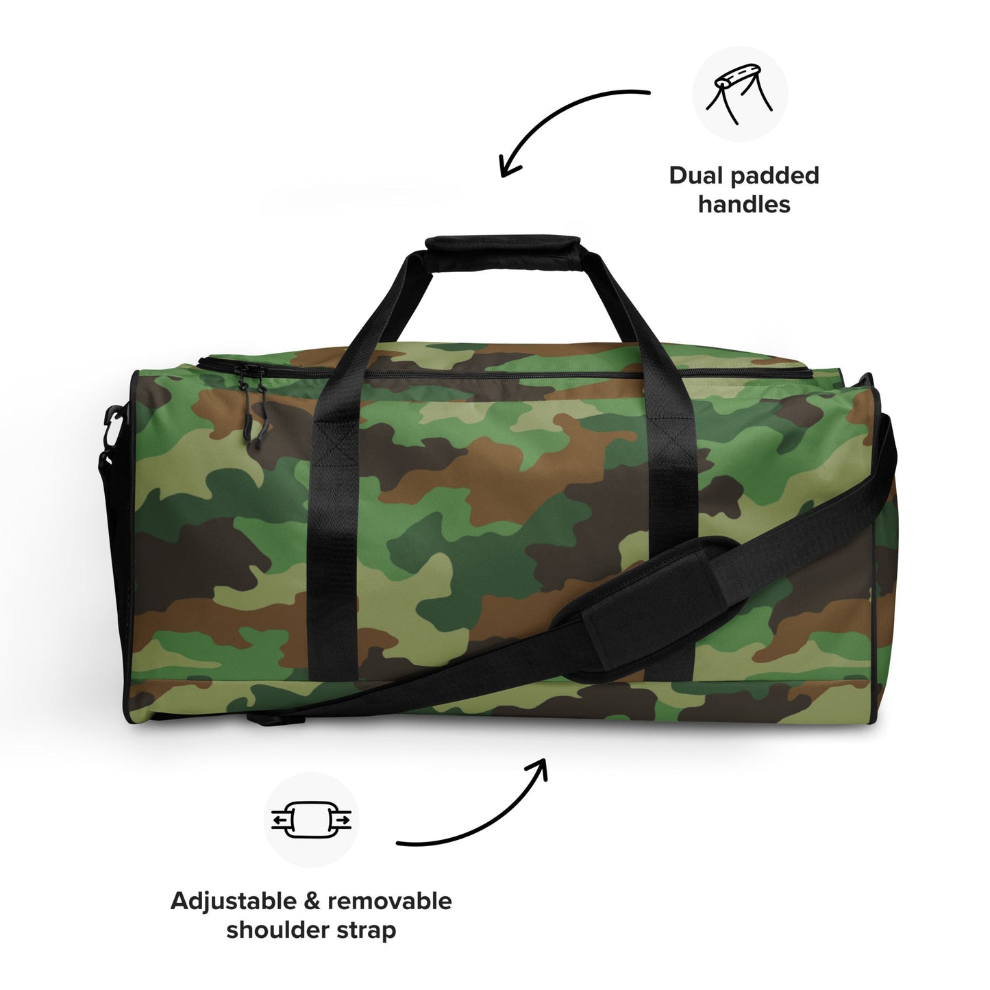 Serbian Oak Leaf Woodland CAMO Duffle bag - Bags