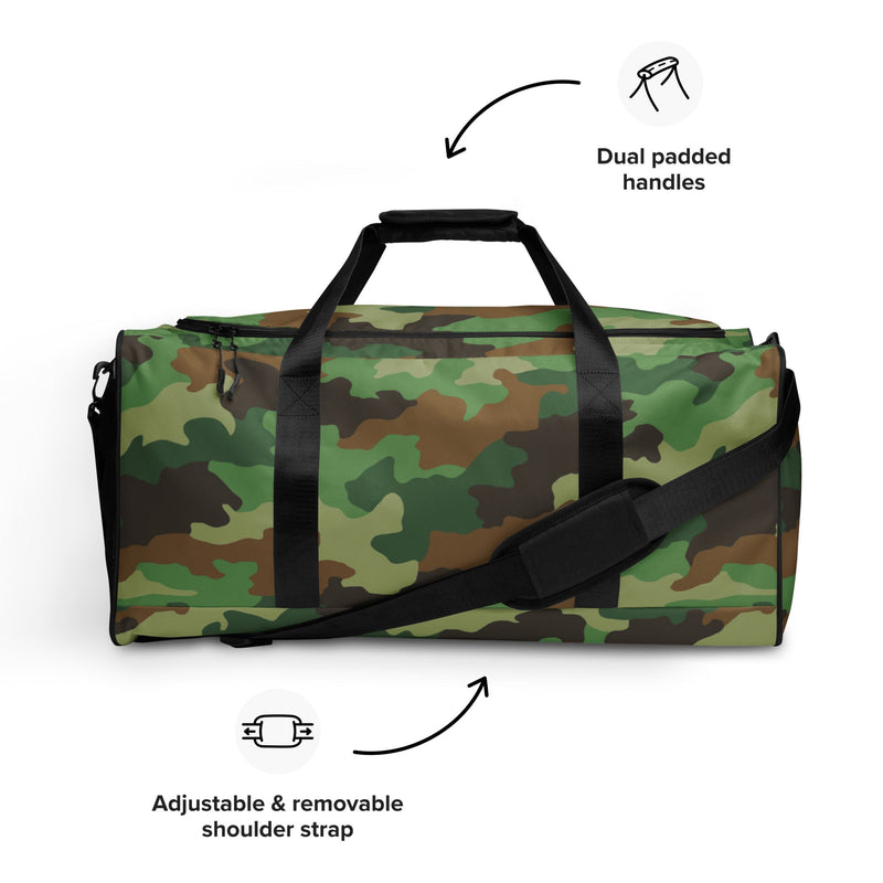 Oak Leaf Serbian Woodland CAMO Duffle Bag