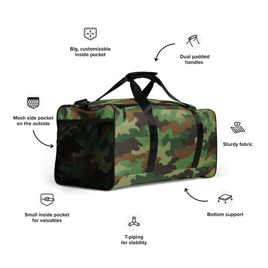 Serbian Oak Leaf Woodland CAMO Duffle bag - Bags