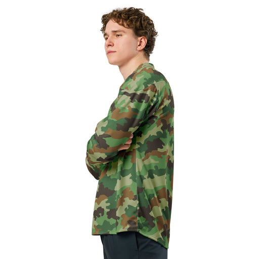 Oak Leaf Serbian Woodland CAMO Unisex Hockey Fan Jersey - 2XS