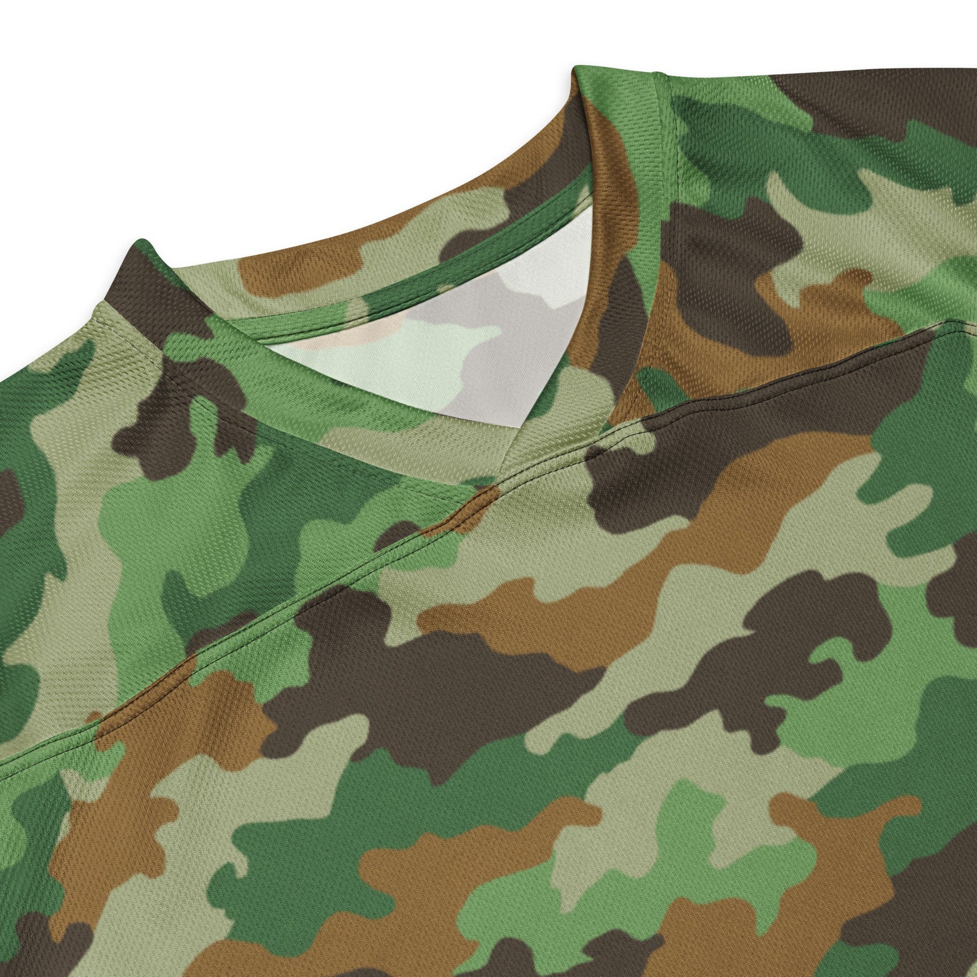 Serbian Oak Leaf Woodland CAMO hockey fan jersey - Hockey Jerseys