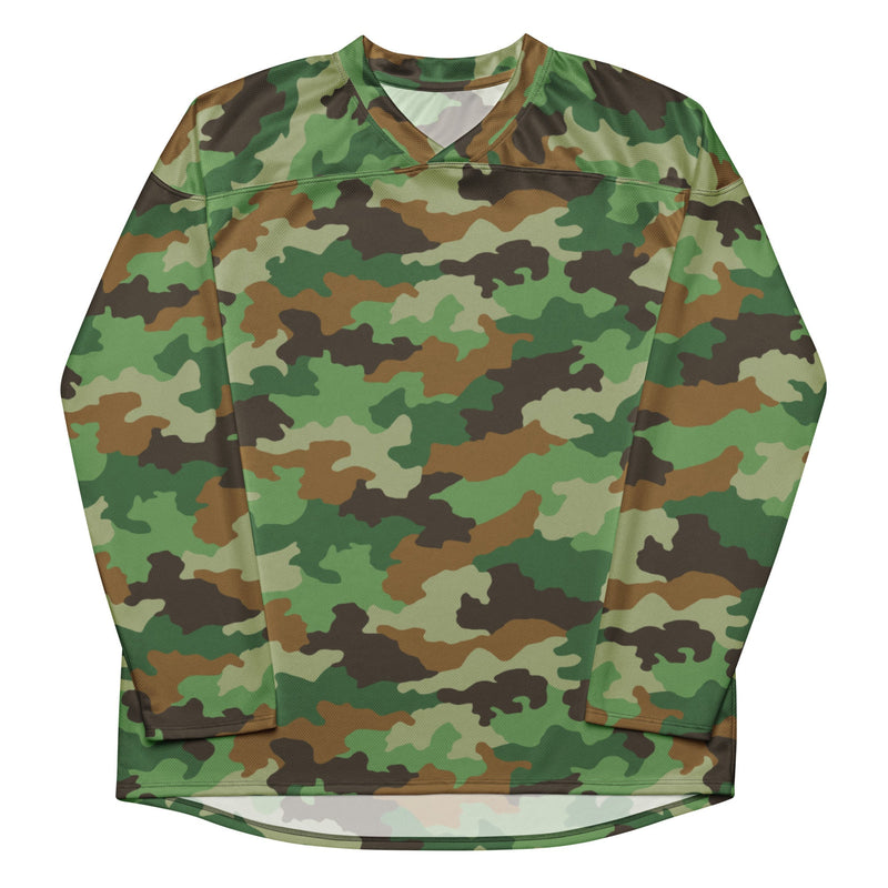 Oak Leaf Serbian Woodland CAMO Unisex Hockey Fan Jersey