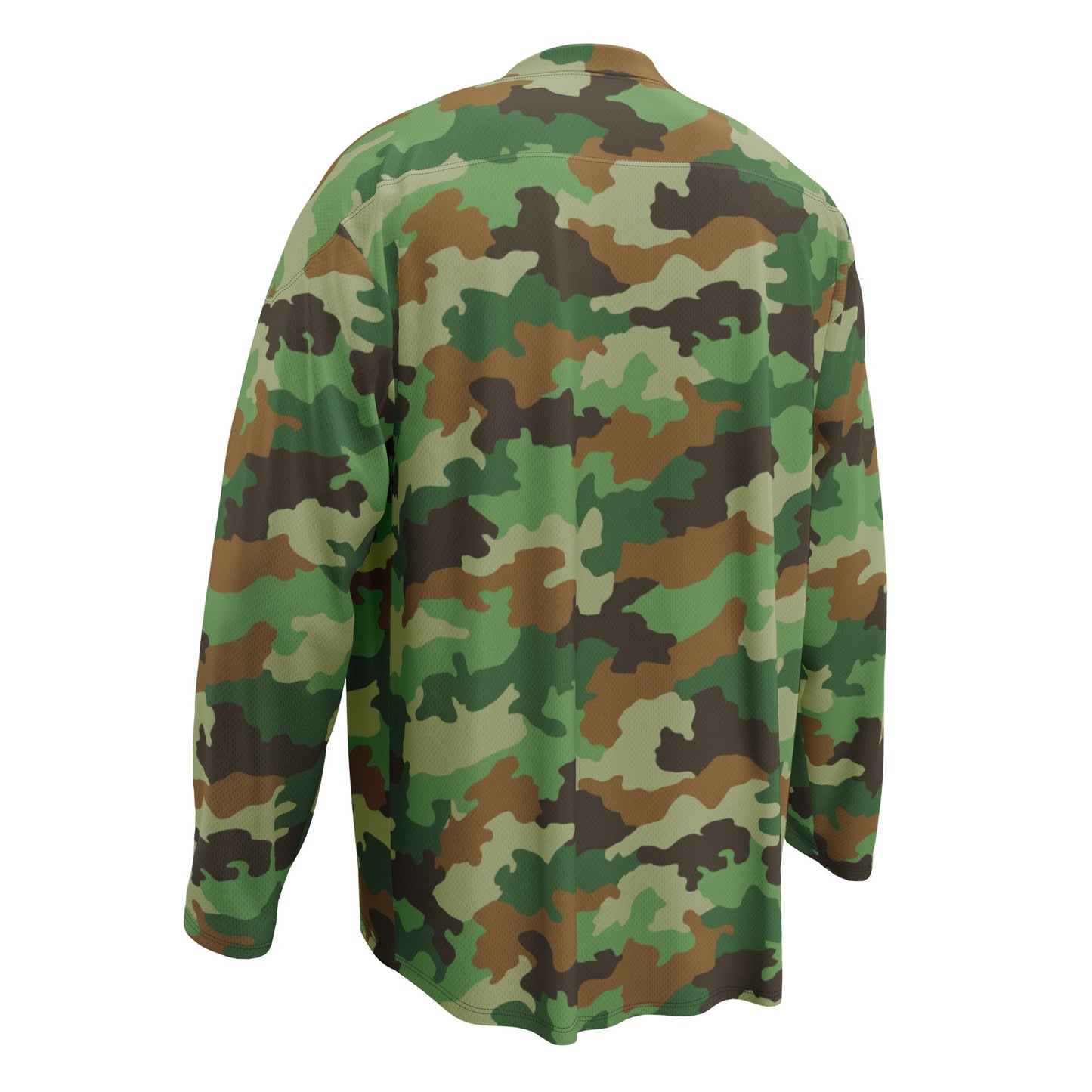 Serbian Oak Leaf Woodland CAMO hockey fan jersey - Hockey Jerseys