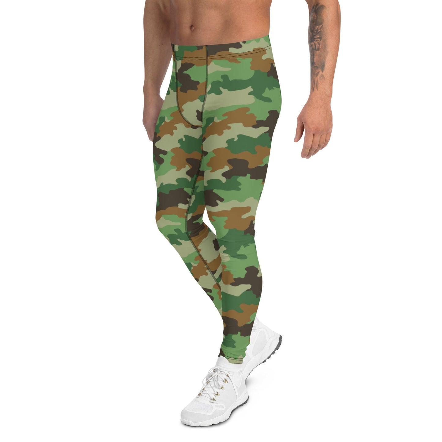 Serbian Oak Leaf Woodland CAMO Mens Leggings
