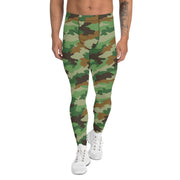 Oak Leaf Serbian Woodland CAMO Mens Leggings - XS - Men