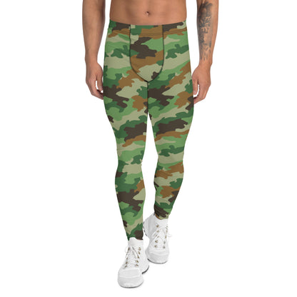 Serbian Oak Leaf Woodland CAMO Mens Leggings - XS
