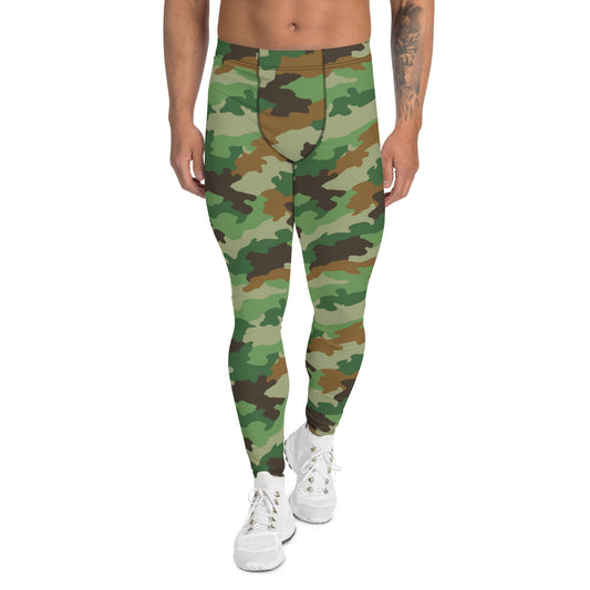 Serbian Oak Leaf Woodland CAMO Mens Leggings - XS