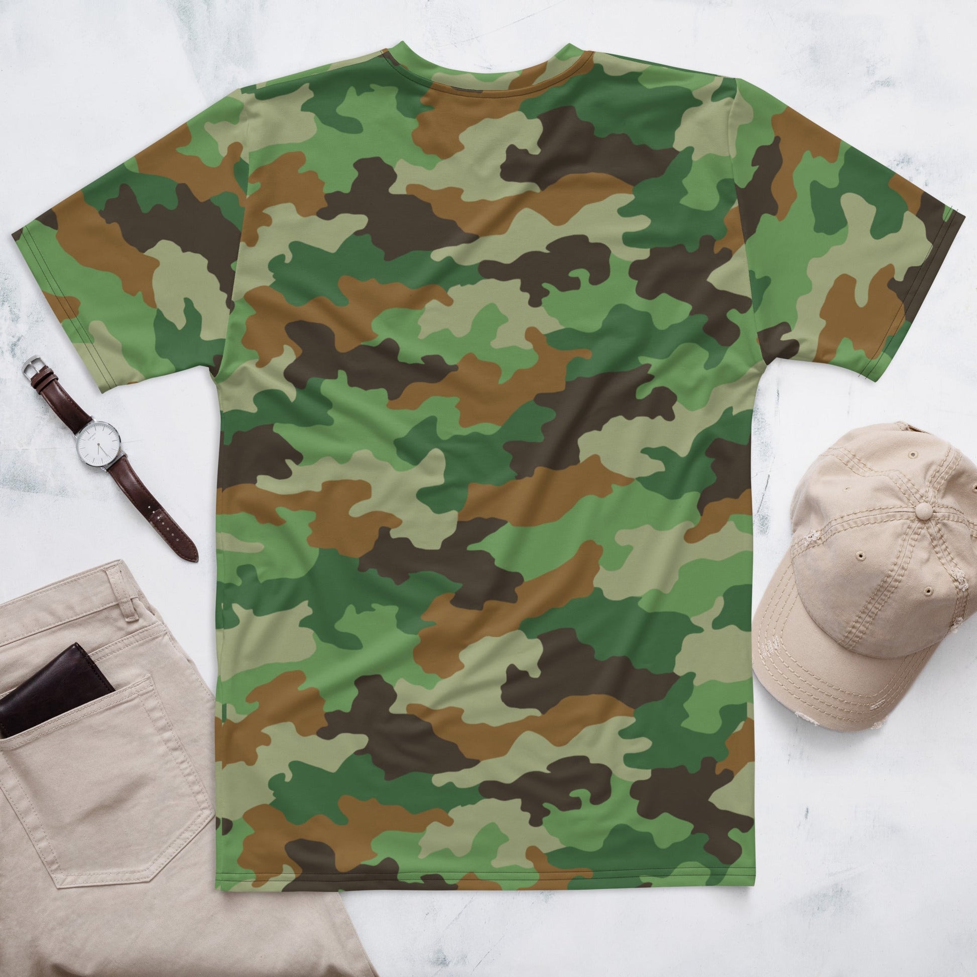 Serbian Oak Leaf Woodland CAMO Mens t-shirt - T-Shirts