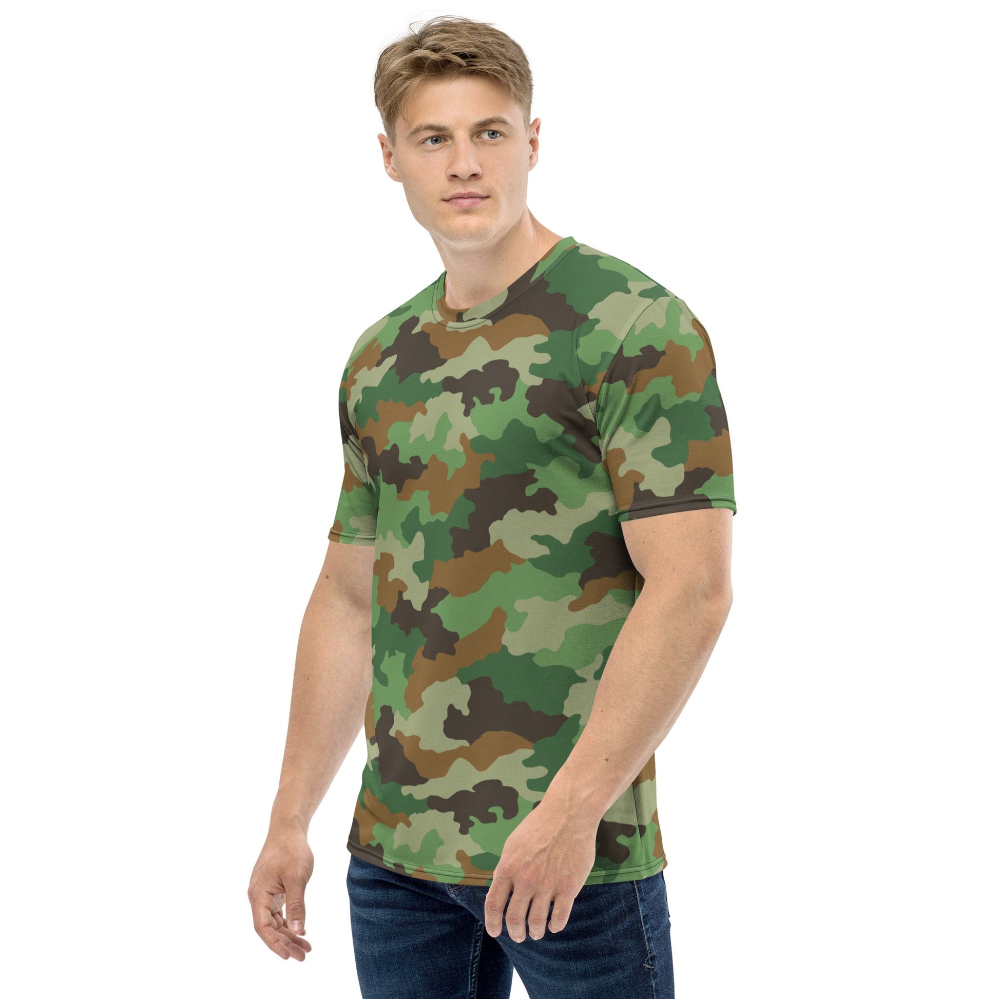 Serbian Oak Leaf Woodland CAMO Mens t-shirt - T-Shirts