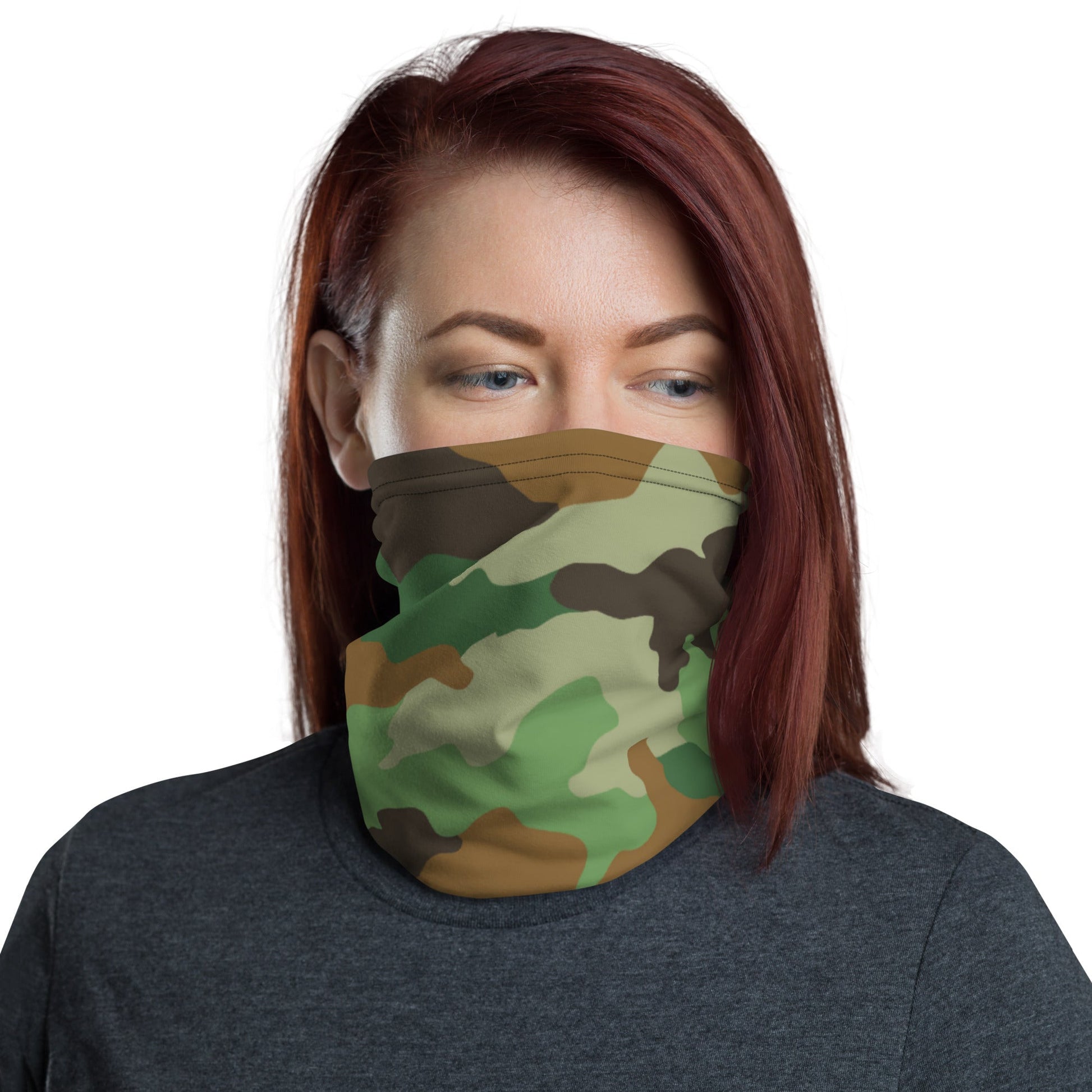 Serbian Oak Leaf Woodland CAMO Neck Gaiter Gaiters