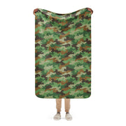 Oak Leaf Serbian Woodland CAMO Sherpa Blanket - 37″×57″