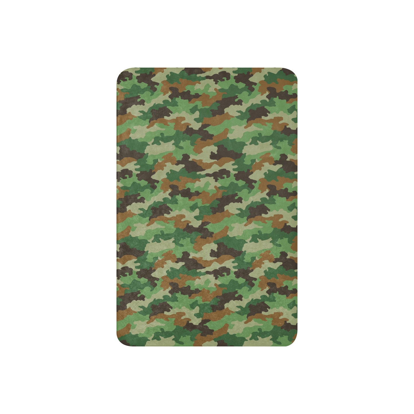 Serbian Oak Leaf Woodland CAMO Sherpa blanket - Blanket