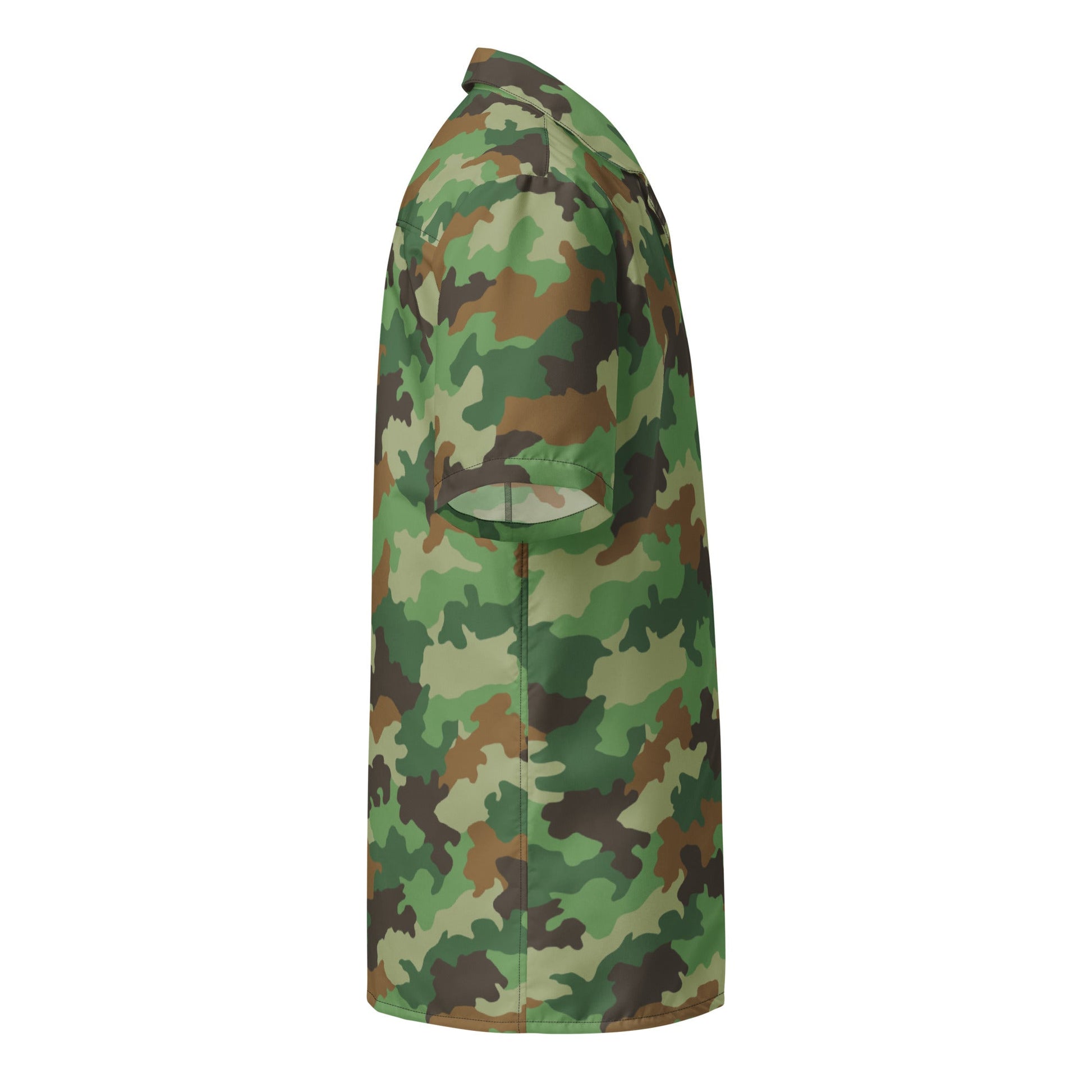 Serbian Oak Leaf Woodland CAMO Unisex button shirt - Button Shirts