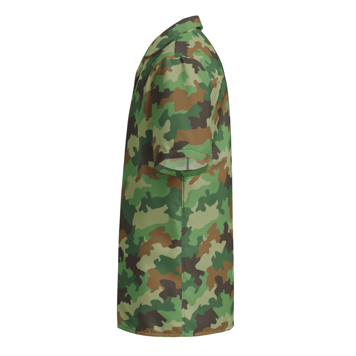 Serbian Oak Leaf Woodland CAMO Unisex button shirt - Button Shirts