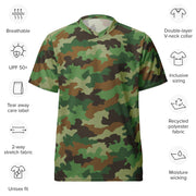 Oak Leaf Serbian Woodland CAMO Unisex Sports Jersey