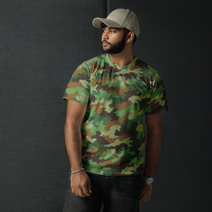 Serbian Oak Leaf Woodland CAMO unisex sports jersey - Sports Jerseys