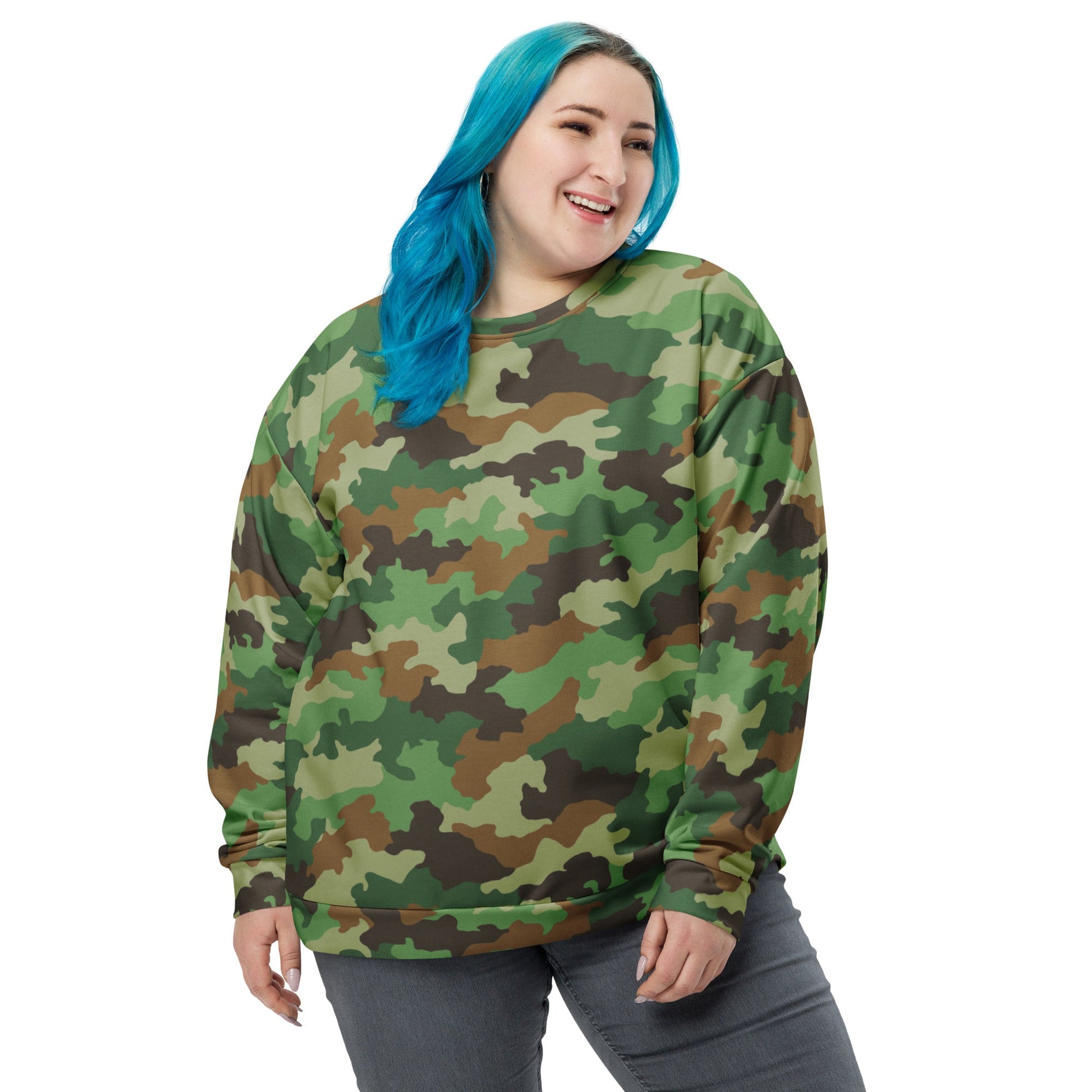 Serbian Oak Leaf Woodland CAMO Unisex Sweatshirt - Sweatshirts