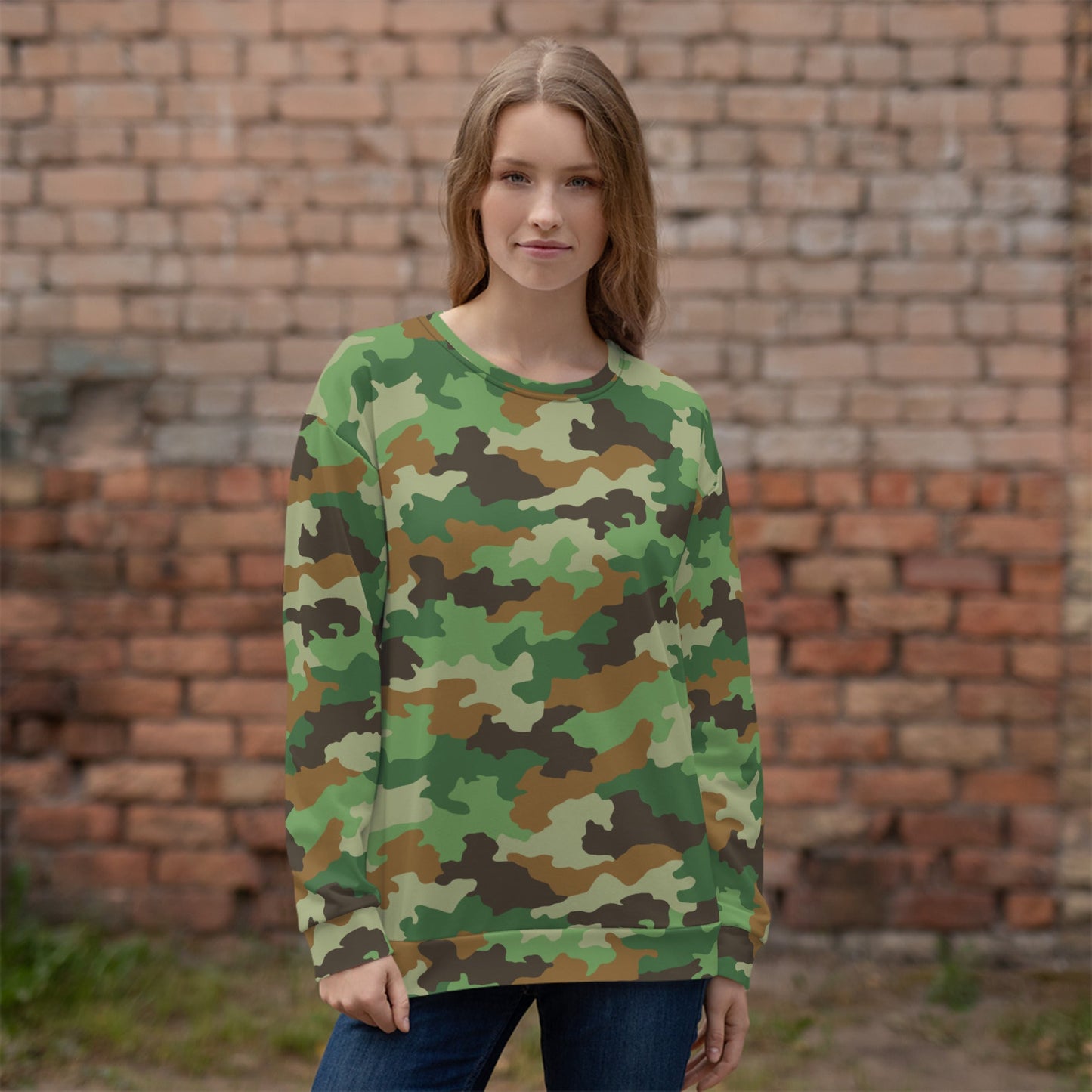 Serbian Oak Leaf Woodland CAMO Unisex Sweatshirt - Sweatshirts