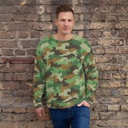 Oak Leaf Serbian Woodland CAMO Unisex Sweatshirt - XS