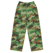 Oak Leaf Serbian Woodland CAMO Unisex Wide-Leg Leisure Pants - 2XS - Pant
