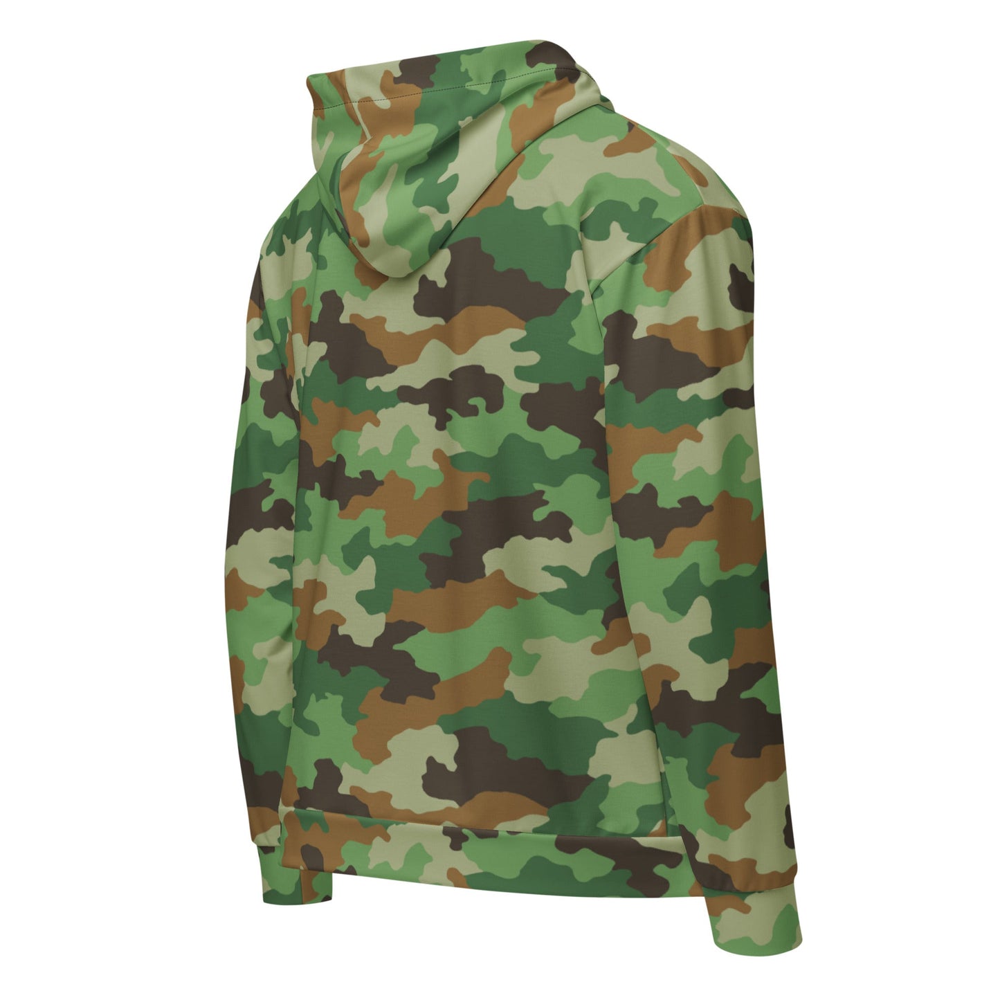Serbian Oak Leaf Woodland CAMO Unisex zip hoodie - Zip Hoodies