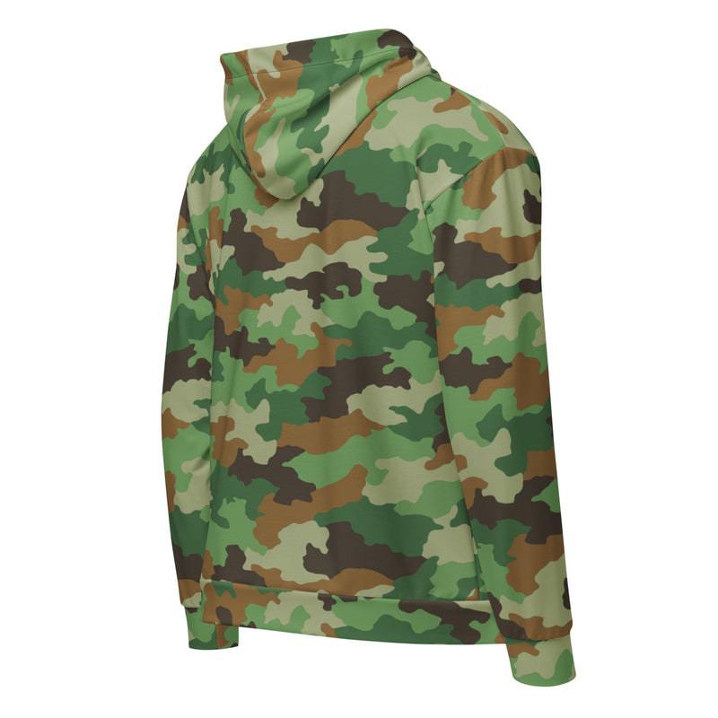 Oak Leaf Serbian Woodland CAMO Unisex Zip Hoodie