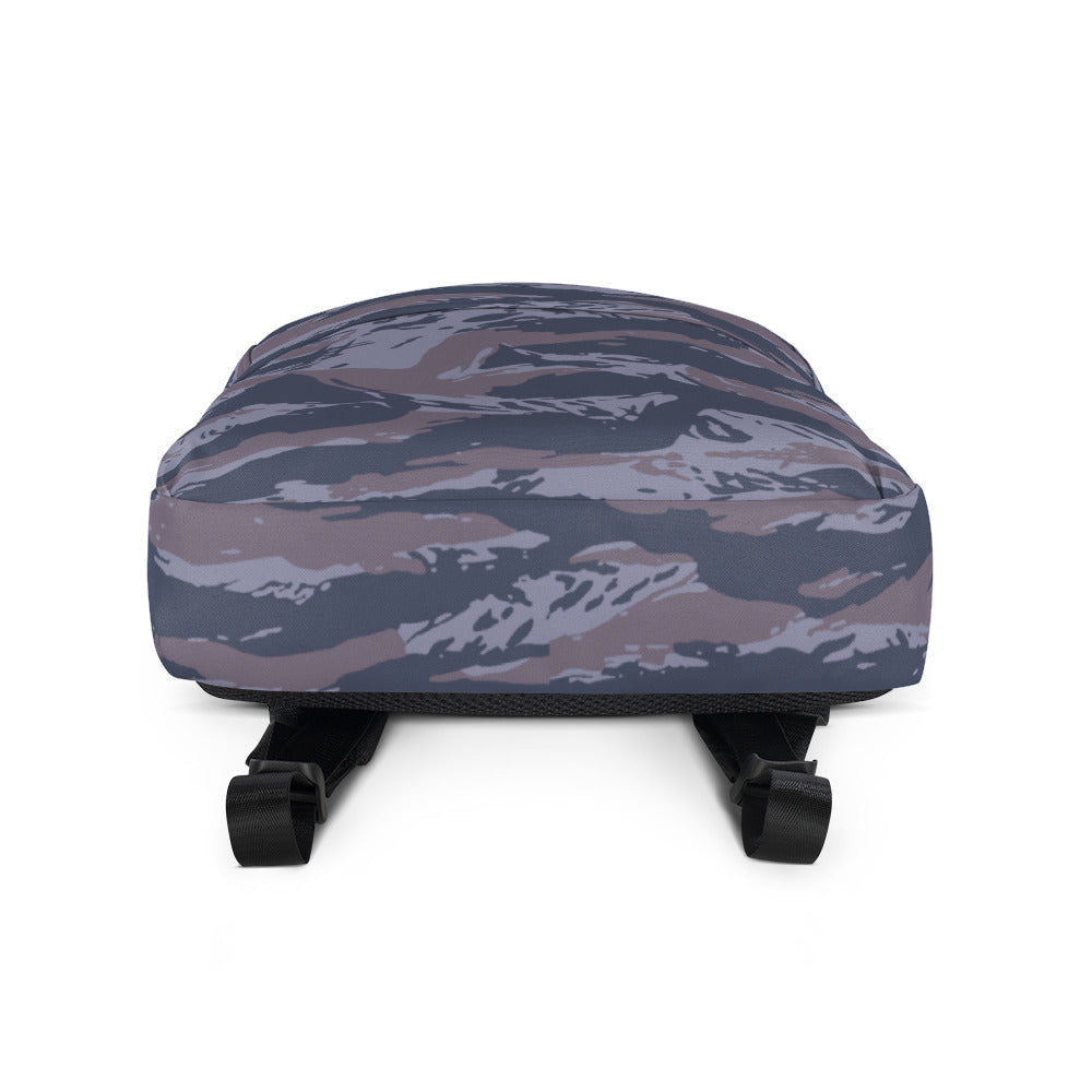 Serbian Tiger Stripe Blue Police CAMO Backpack