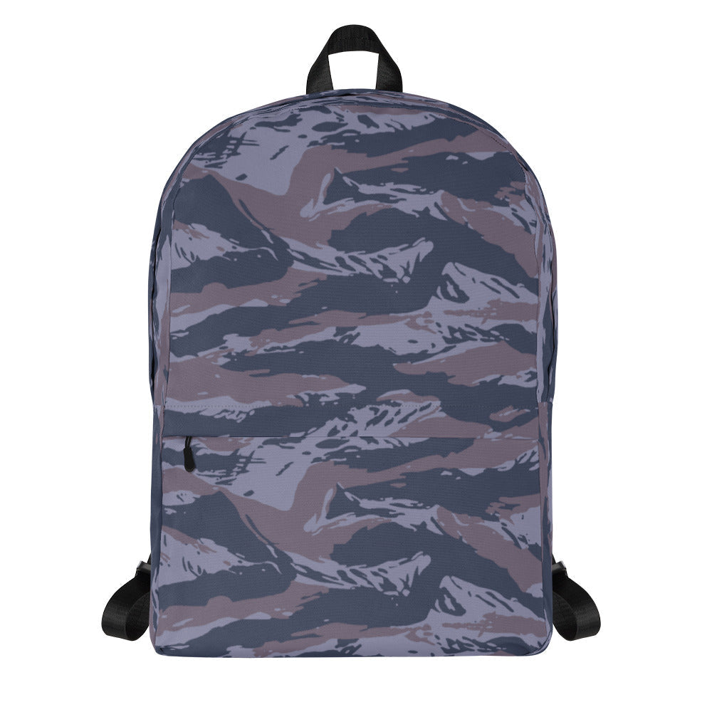 Serbian Tiger Stripe Blue Police CAMO Backpack