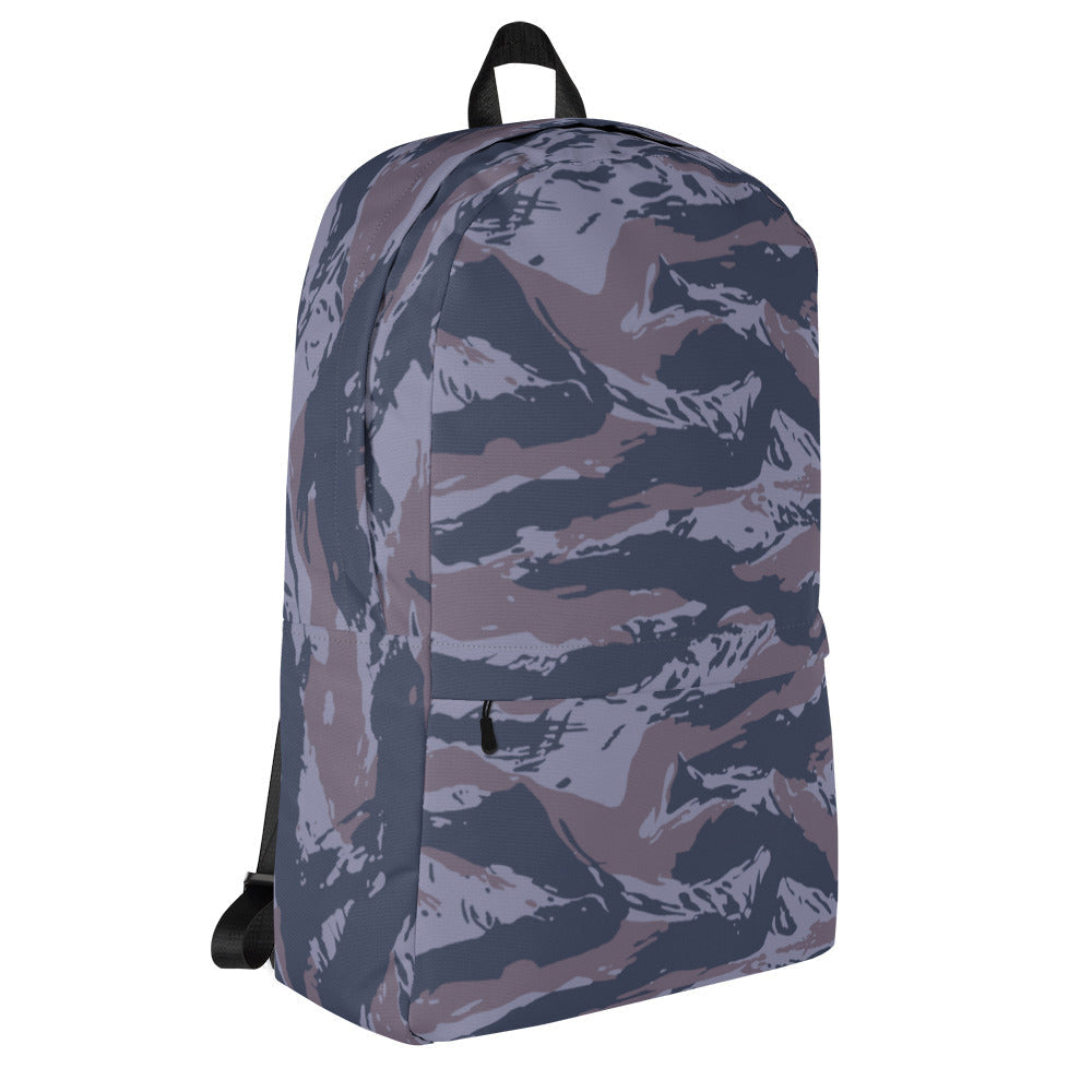 Serbian Tiger Stripe Blue Police CAMO Backpack