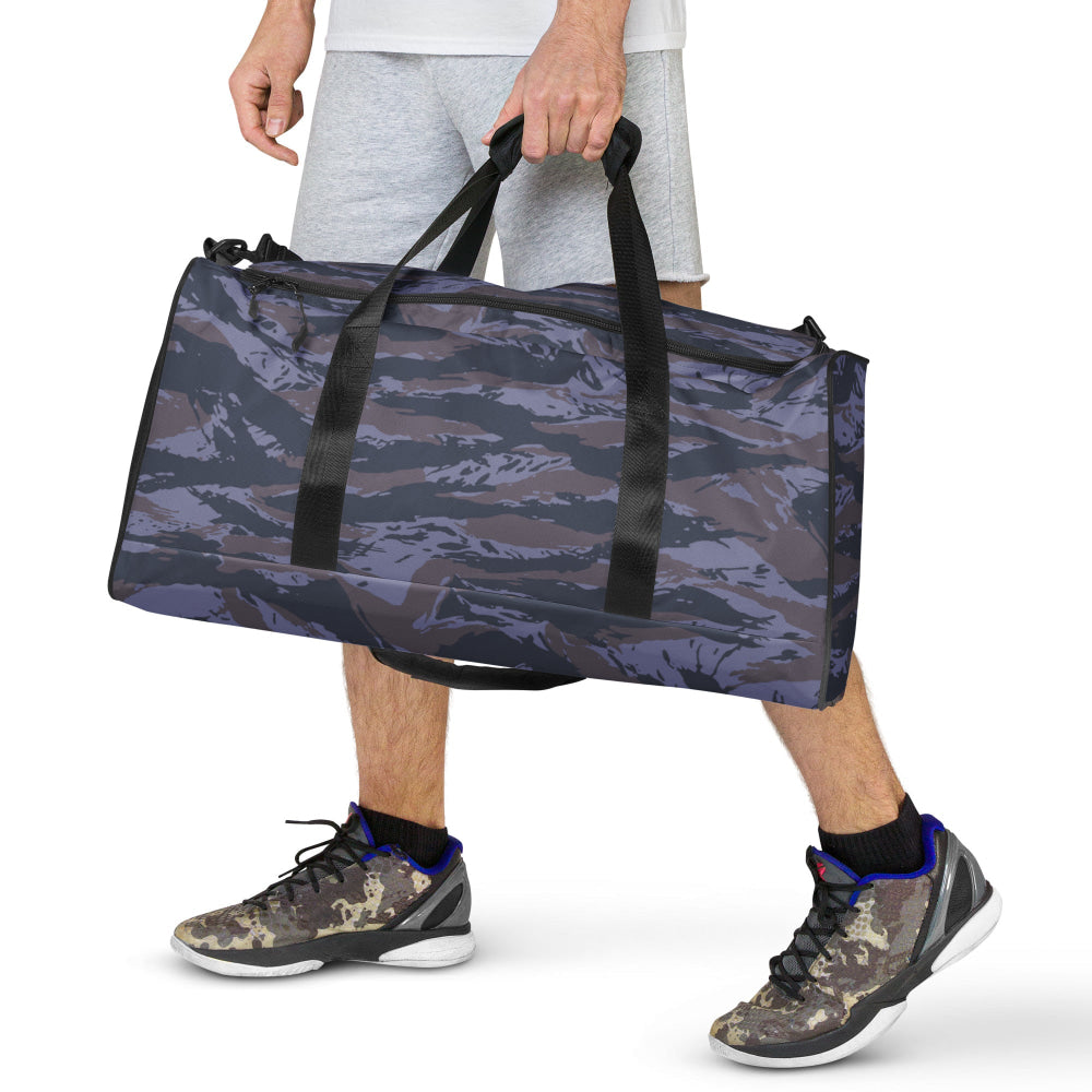 Serbian Tiger Stripe Blue Police CAMO Duffle bag - Bag