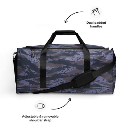 Serbian Tiger Stripe Blue Police CAMO Duffle bag - Bag