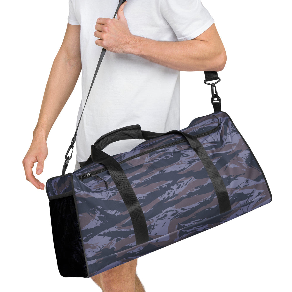 Serbian Tiger Stripe Blue Police CAMO Duffle bag - Bag