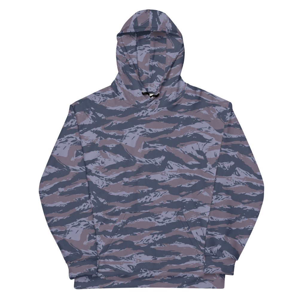 Serbian Tiger Stripe Blue Police CAMO Unisex Hoodie