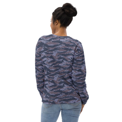 Serbian Tiger Stripe Blue Police CAMO Unisex Sweatshirt