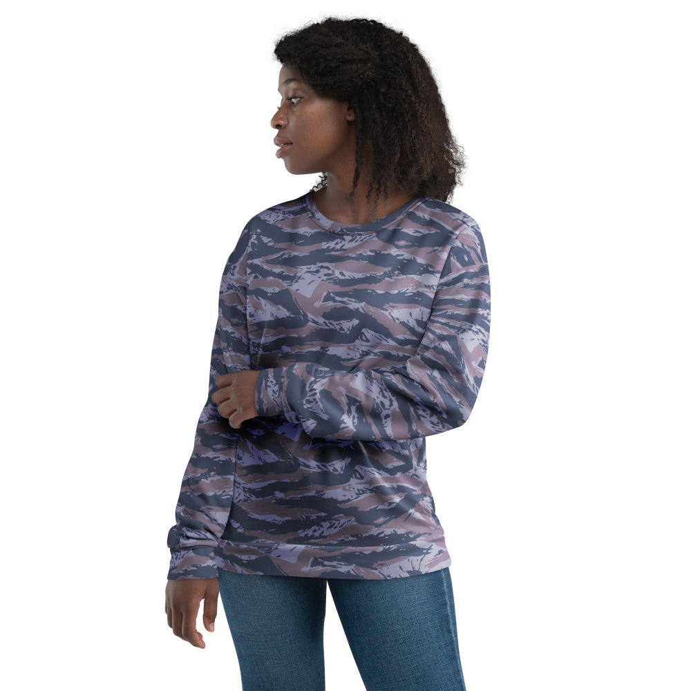 Serbian Tiger Stripe Blue Police CAMO Unisex Sweatshirt