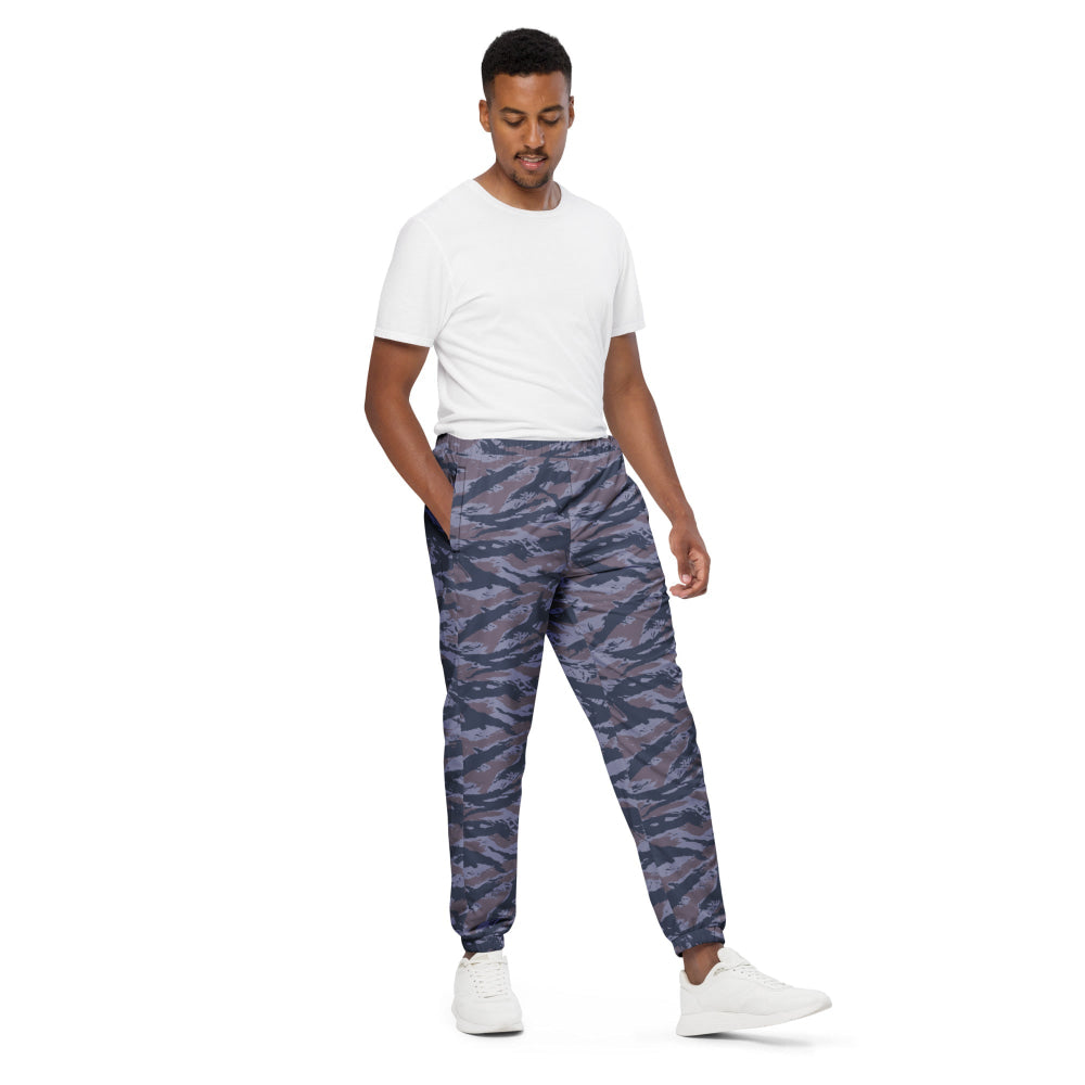 Serbian Tiger Stripe Blue Police CAMO Unisex track pants - Track Pants