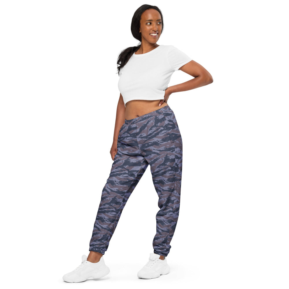 Serbian Tiger Stripe Blue Police CAMO Unisex track pants - Track Pants