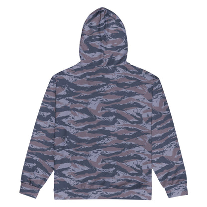 Serbian Tiger Stripe Blue Police CAMO Unisex zip hoodie - Zip Hoodie