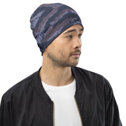Tiger Stripe Balkan Blue CAMO Beanie - Head