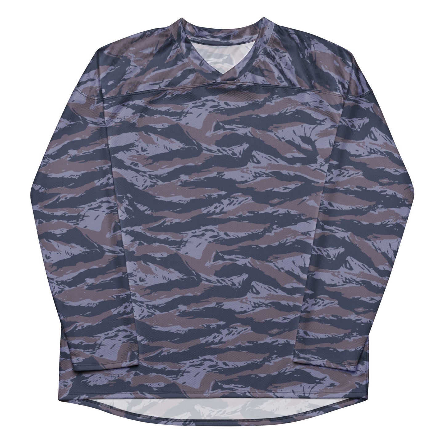 Serbian Tiger Stripe Police CAMO Unisex Hockey Fan Jersey