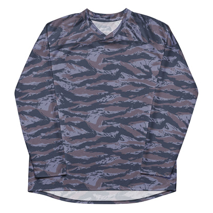 Serbian Tiger Stripe Police CAMO Unisex Hockey Fan Jersey