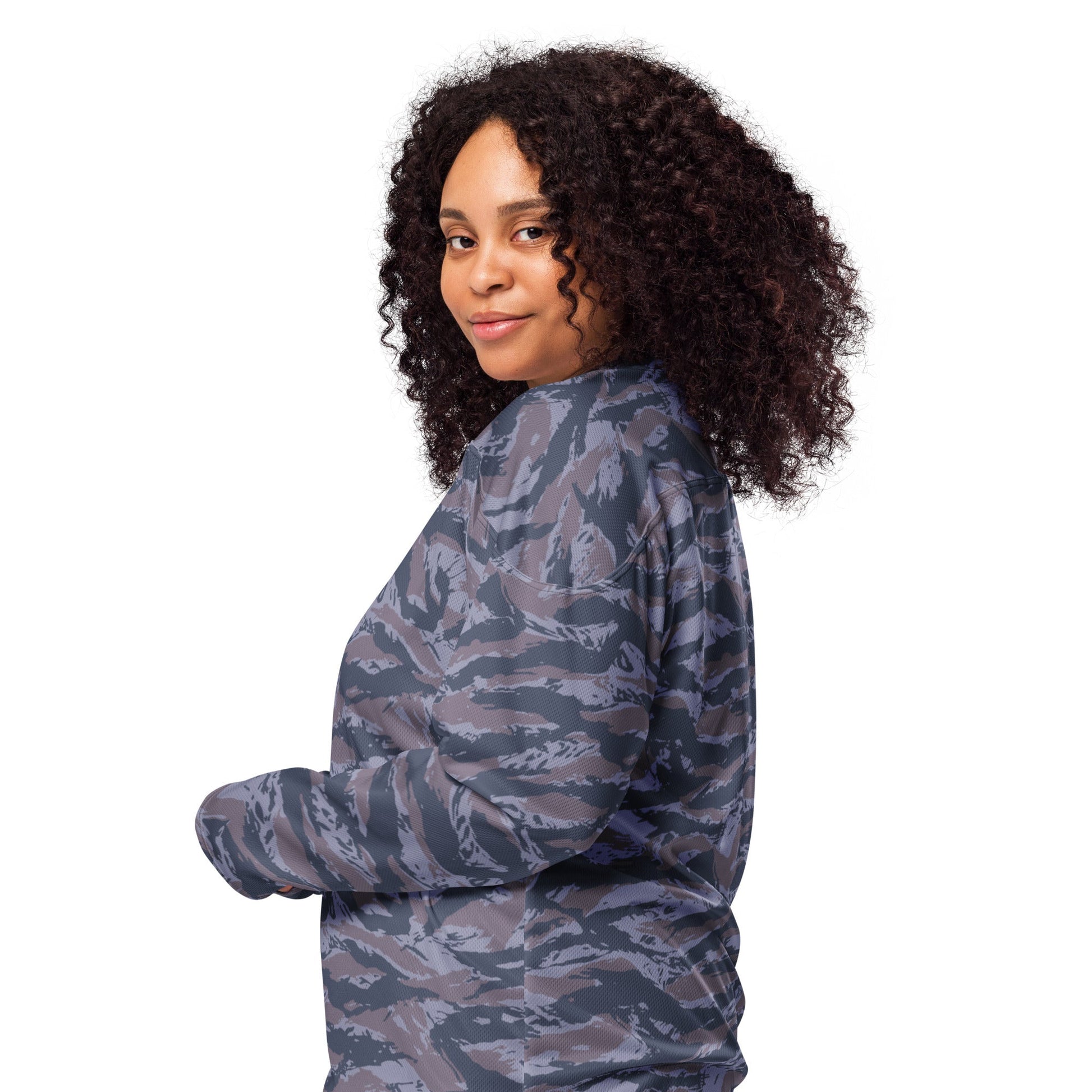Serbian Tiger Stripe Police CAMO Unisex Hockey Fan Jersey